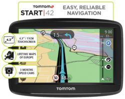 TomTom - Sat Nav - Start 42 43 Inch - Full Europe Lifetime Map Updates